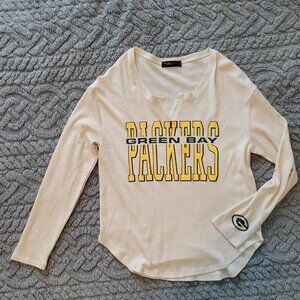 Junk Food Clothing Off-White Waffle Knit Top